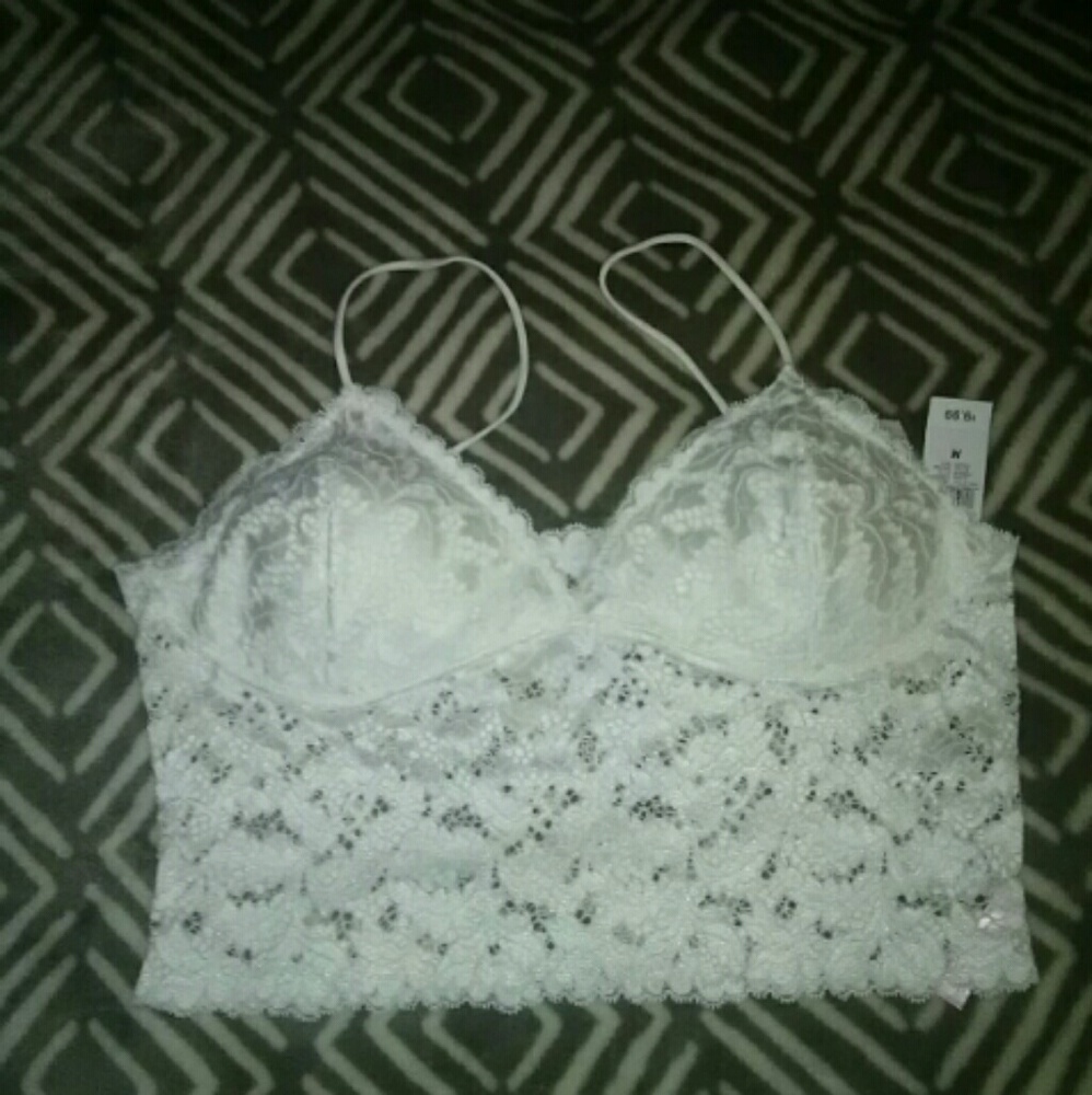 NWT White Bralette